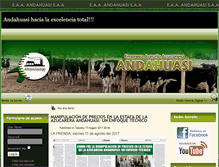 Tablet Screenshot of andahuasi.com.pe